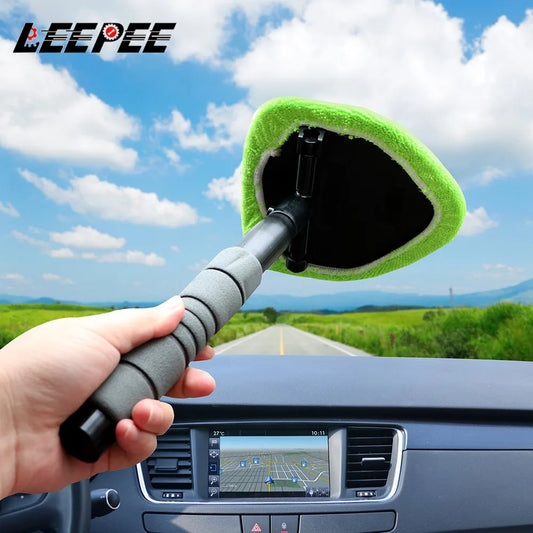 Car Windshield Telescopic Microfiber Cleaning Tool