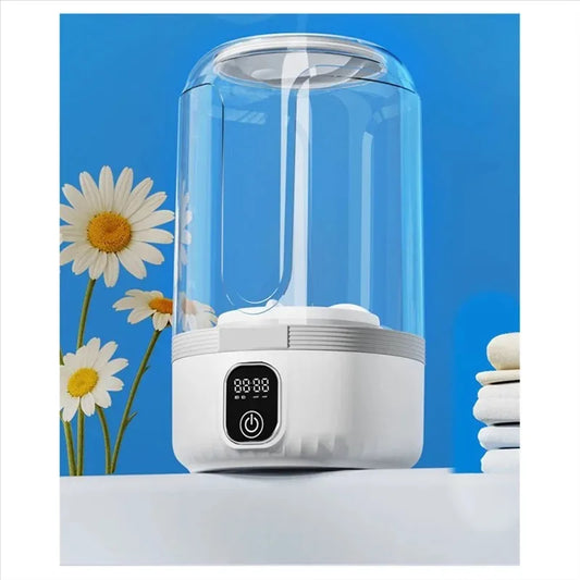 Experience Ultimate Convenience with Our Portable Deep Clean Mini Washing Machine - Perfect for Socks, Baby Clothes, and More!