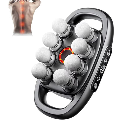 High-Frequency Vibration 16-Head Massager 30 Intensity Levels Multifunctional Usage 8-Head Massager Durable Fast Recovery