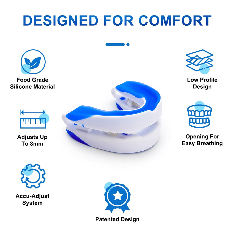 Teeth Bruxism Anti-Snoring Mouthpiece Device anti Snore Mouth Guard Improve Sleeping Snoring Aid Apnea Device Stop Snoring Guard