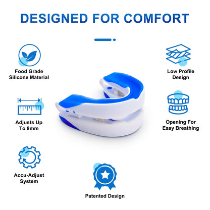 Teeth Bruxism Anti-Snoring Mouthpiece Device anti Snore Mouth Guard Improve Sleeping Snoring Aid Apnea Device Stop Snoring Guard