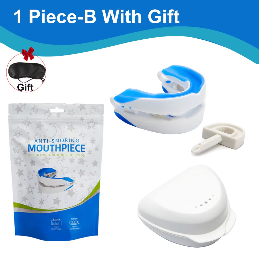 Teeth Bruxism Anti-Snoring Mouthpiece Device anti Snore Mouth Guard Improve Sleeping Snoring Aid Apnea Device Stop Snoring Guard