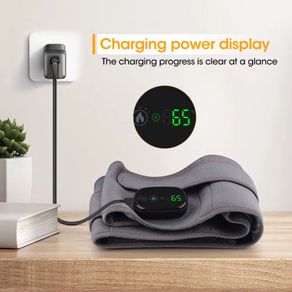 Heating Waist Belt Vibration Massager Pad Electric Temperature Massage Machine Support Brace for Female Men Muscle Relax Devices