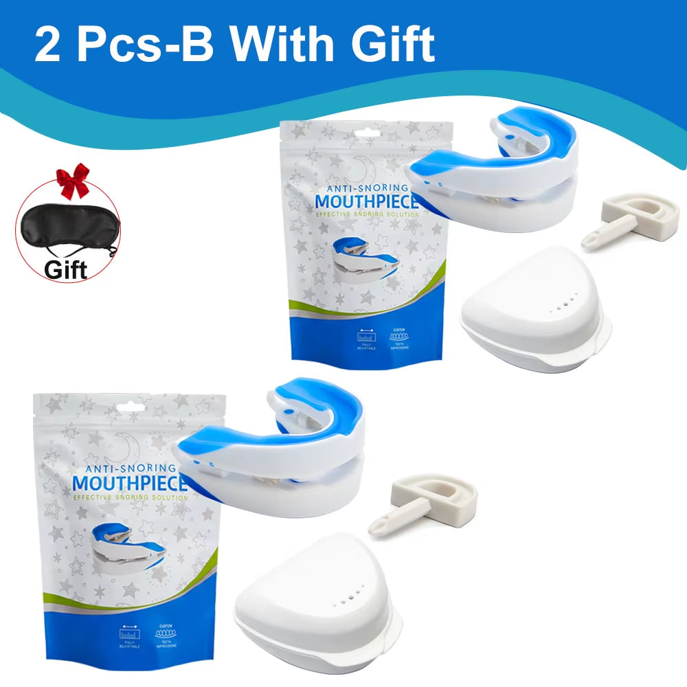 Teeth Bruxism Anti-Snoring Mouthpiece Device anti Snore Mouth Guard Improve Sleeping Snoring Aid Apnea Device Stop Snoring Guard