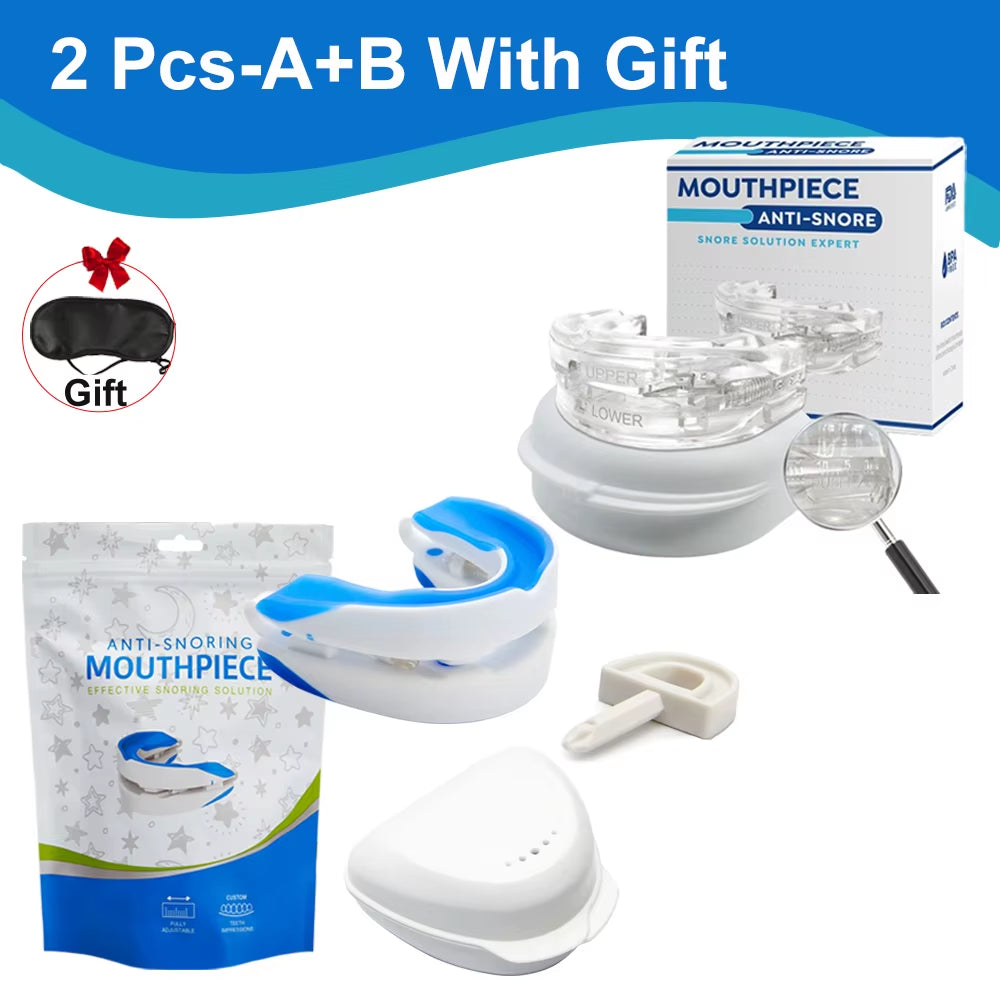 Teeth Bruxism Anti-Snoring Mouthpiece Device anti Snore Mouth Guard Improve Sleeping Snoring Aid Apnea Device Stop Snoring Guard